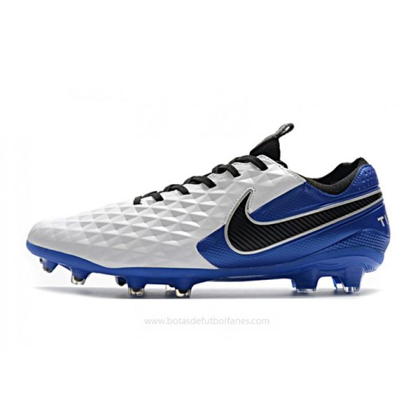 Nike Tiempo Legend VIII Elite FG Blanco Azul Negro